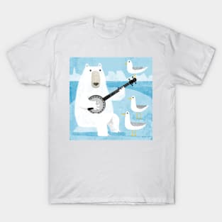 Polar Bear on Banjo! T-Shirt